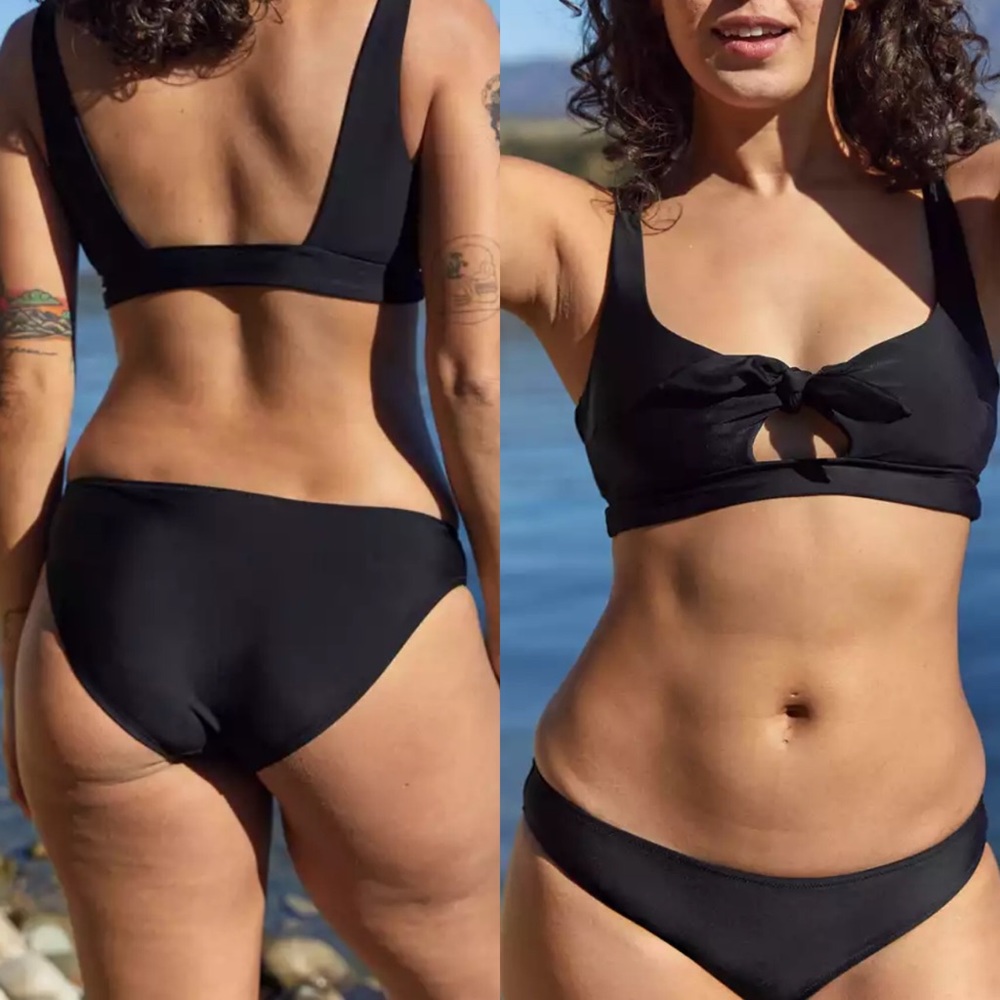 AE AMERICAN EAGLE BIKINI BOTTOMS size XL black